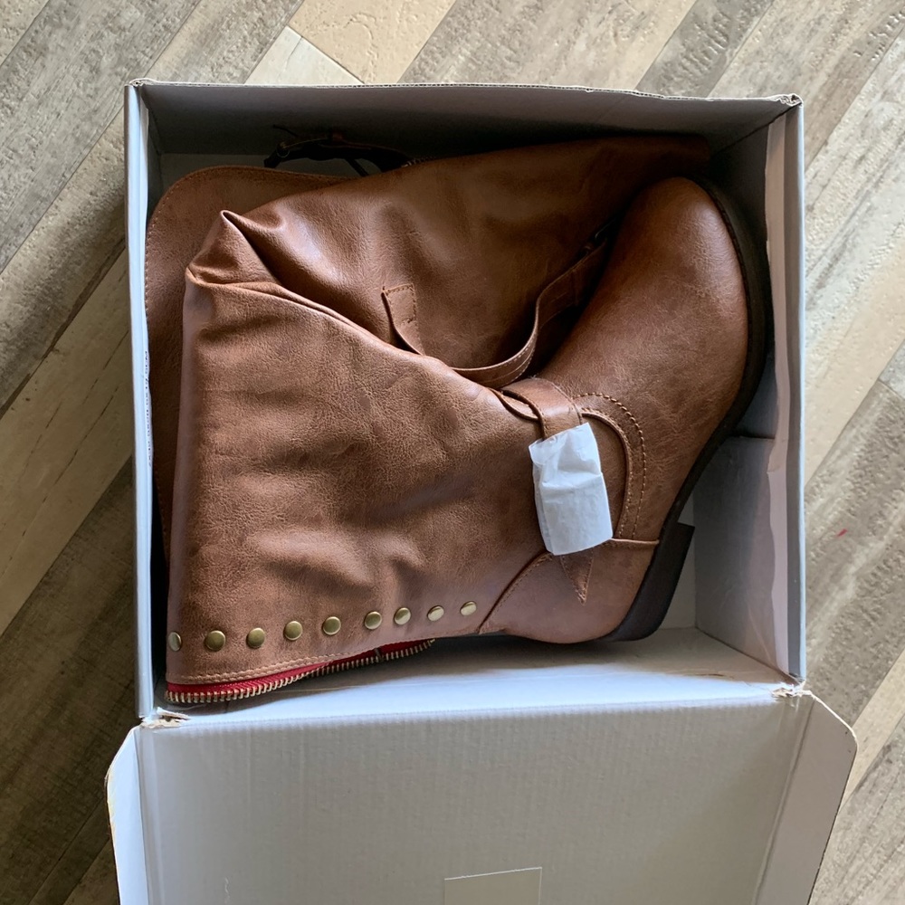Over the knee wide calf boots